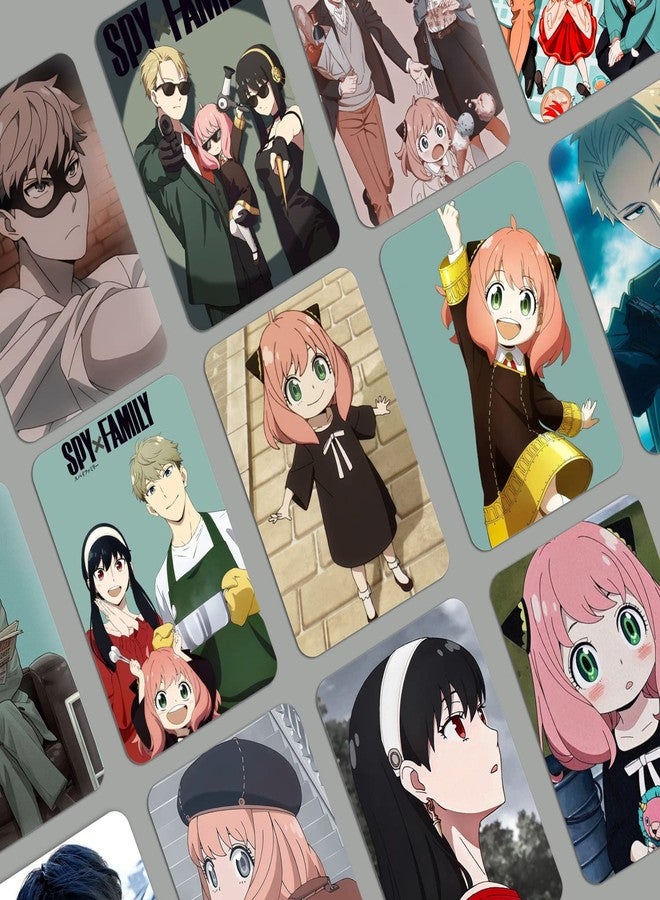 NS Trading مجموعة بطاقات صور أنمي Spy X Family، 12 بطاقة + 4 بطاقات مجانية (Loid Forger/Anya and Yor Forger) - Image 1