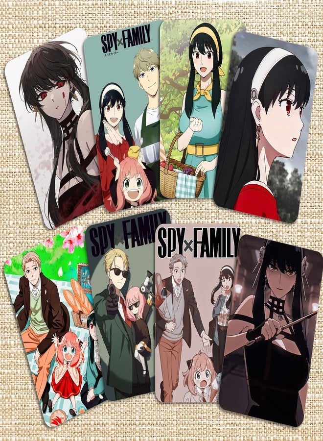 NS Trading مجموعة بطاقات صور أنمي Spy X Family، 12 بطاقة + 4 بطاقات مجانية (Loid Forger/Anya and Yor Forger) - Image 2