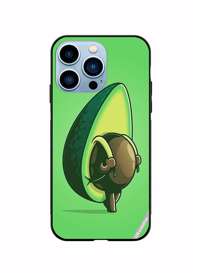 VR CREATIVE Protective Case Cover For Apple iPhone 14 Pro Avacado Design Multicolour - Image 1