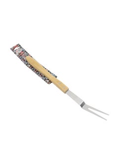 Somagic Somagic Stainless Steel Fork With Wooden Handle Silver 44cm 