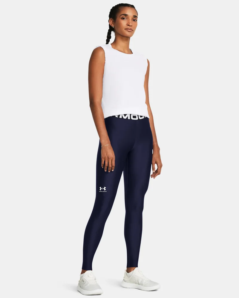 UNDER ARMOUR Blue Women's HeatGear Training Leggings for Women | Best Price UAE