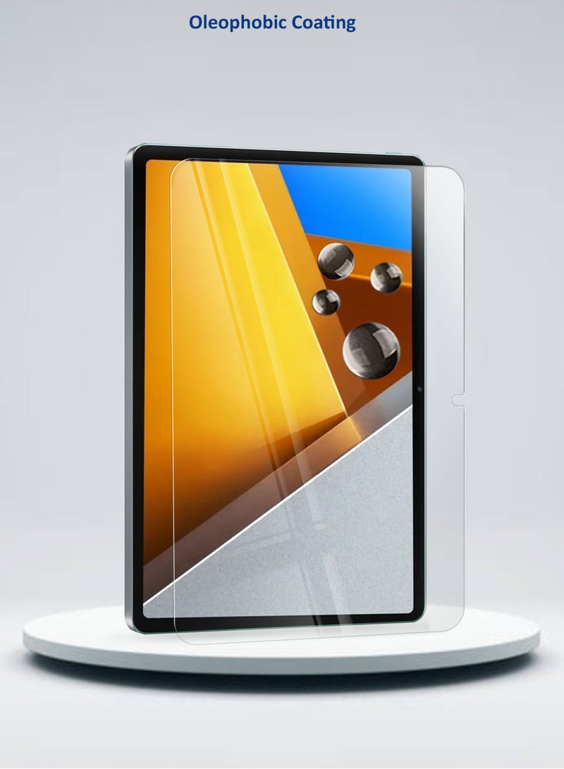 دبليو تيك Wtech Premium Series منحنية الحواف غطاء كامل واقي شاشة زجاجي ل Xiaomi Poco Pad M1 2025 / Xiaomi Redmi Pad 2 Pro 2025 بوصة شفاف - Image 5