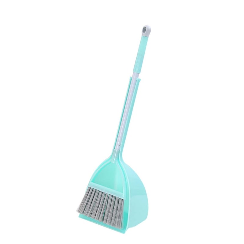 Mini Broom And Mop Cleaning Set For Kids Indoor Outdoor Play Blue - Image 2