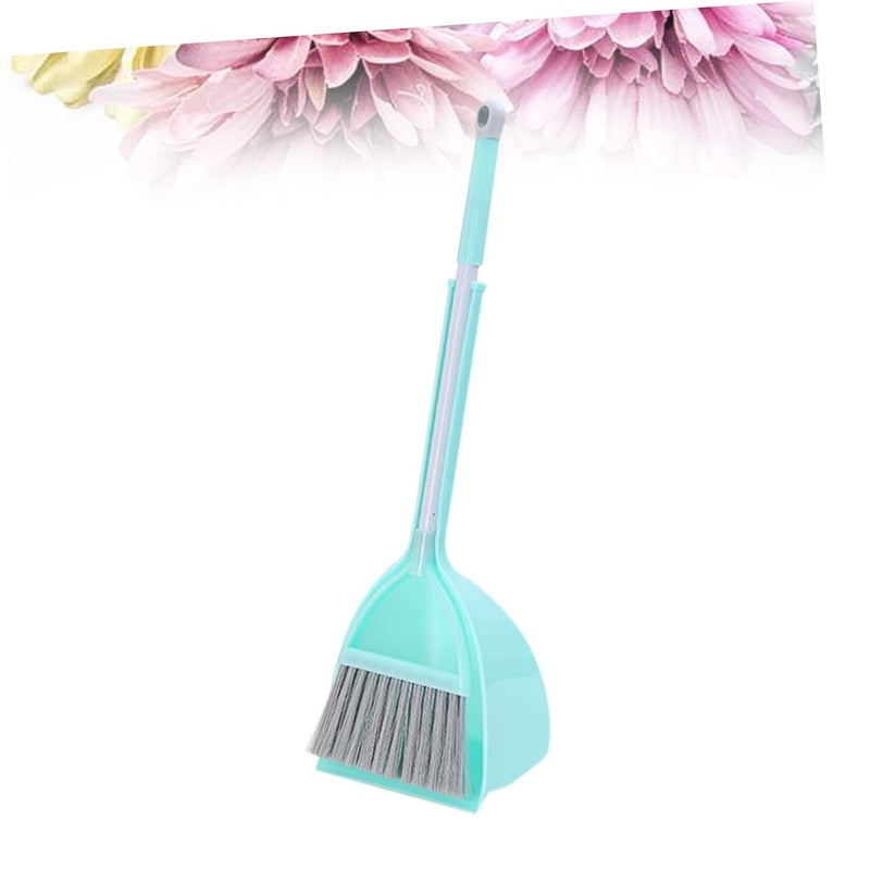 Mini Broom And Mop Cleaning Set For Kids Indoor Outdoor Play Blue - Image 3