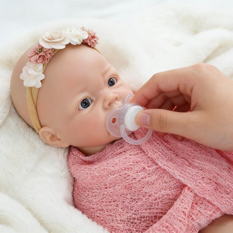 Miaio 17 Reborn Baby Dolls Full Silicone Baby Dolls Realistic Soft Silicone Newborn Baby Doll Real Full Body Silicone Reborn Baby Dolls Not Vinyl Dolls 89 - Image 3