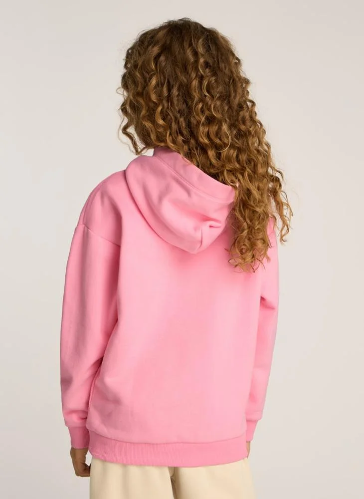 TOMMY HILFIGER Youth Logo Detail Hoodie