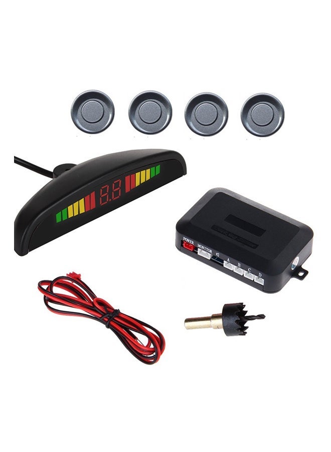 MUNTAQI 4-Piece LED Car Parking Sensors With Monitor