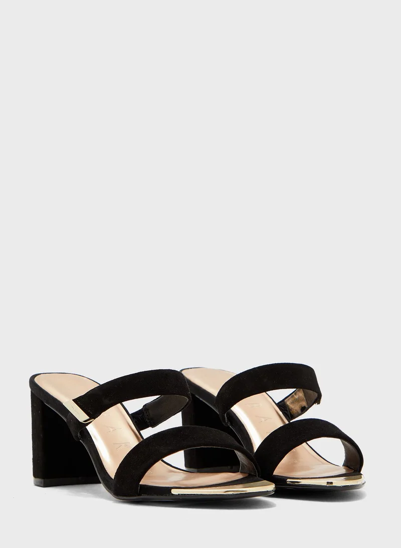 Ted Baker Rajora Heeled Mule Sandal - Black