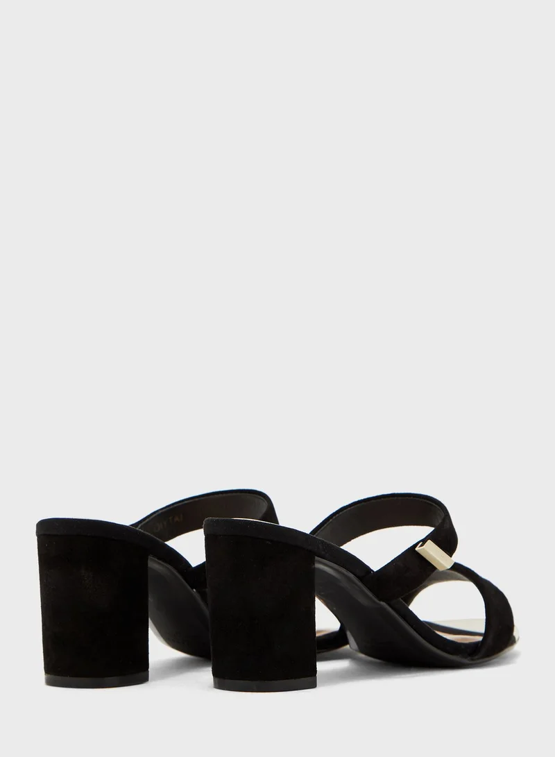 Ted Baker Rajora Heeled Mule Sandal - Black
