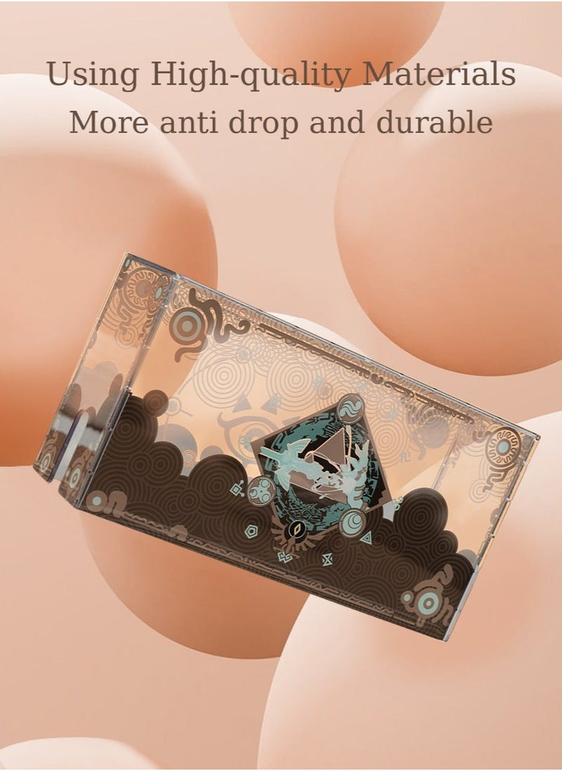 Generic - The Legend of Zelda Acrylic Clear Dust Display Box Cover for Switch/OLED Dock, Assemble Waterproof Cover Case Compatible with Nintendo Switch/OLED Charging Dock Accessories - Image 1
