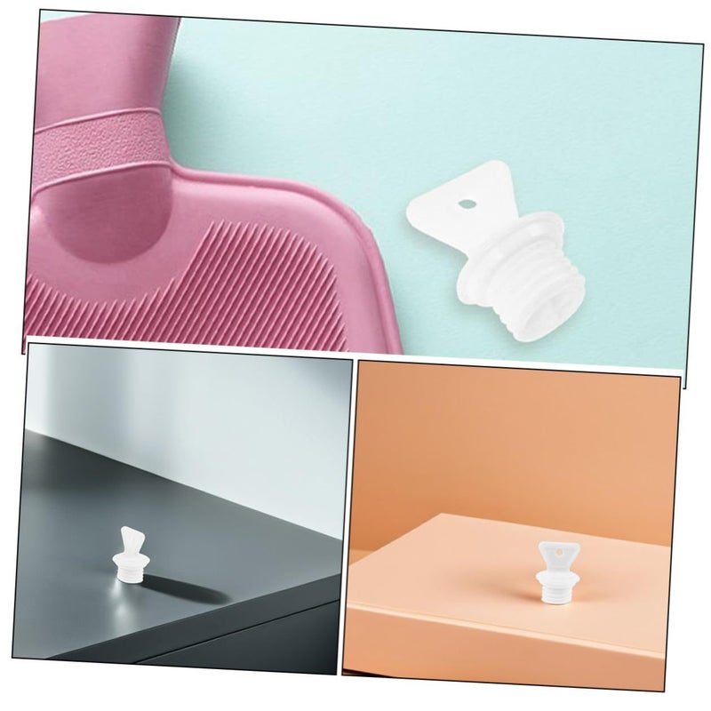 4pcs Hot Water Bottle Plug Sealing Caps Plastic 2.1cm Inner Diameter Replacement Stopper Set - Image 4