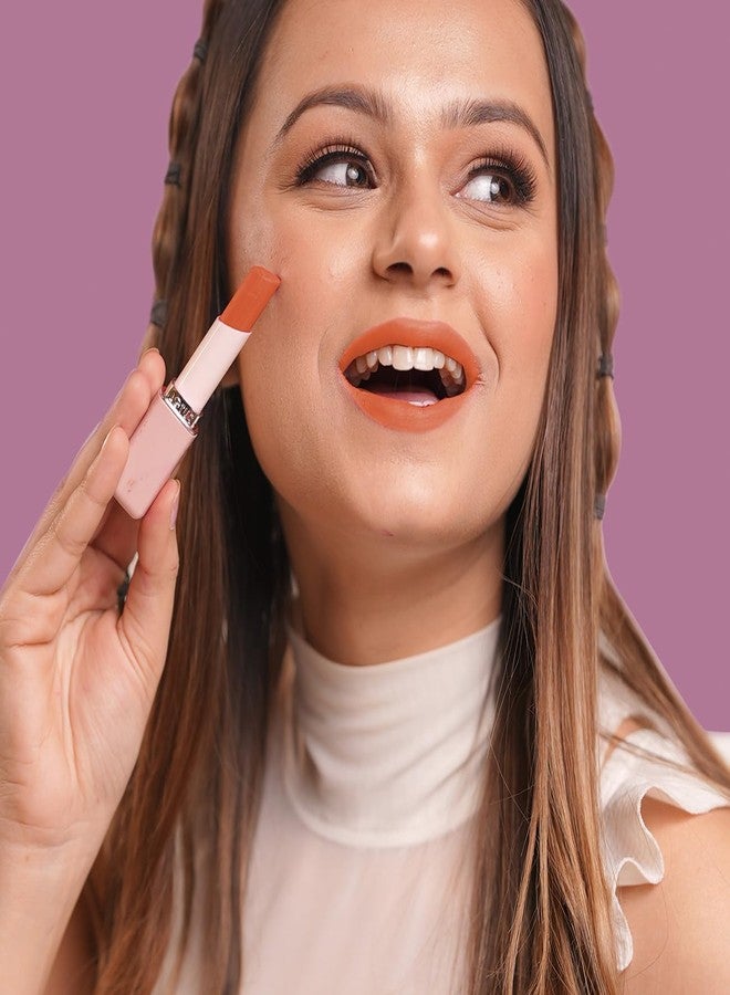 Lotus Makeup LOTUS MAKE-UP Color X Matte Lipstick | Long - Lasting | Vitamin E Infused | Smudge Proof | Bold | Highly Pigmented | Weightless Finish | CAFÉ COUTURE - 30 | 3.8g - Image 4