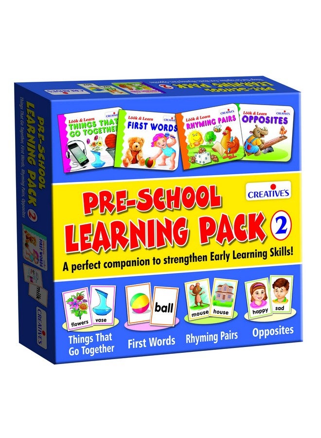 Creative's Pre-School Paper Board Learning Pack - 2 Flash Cards, Multicolor - Image 1