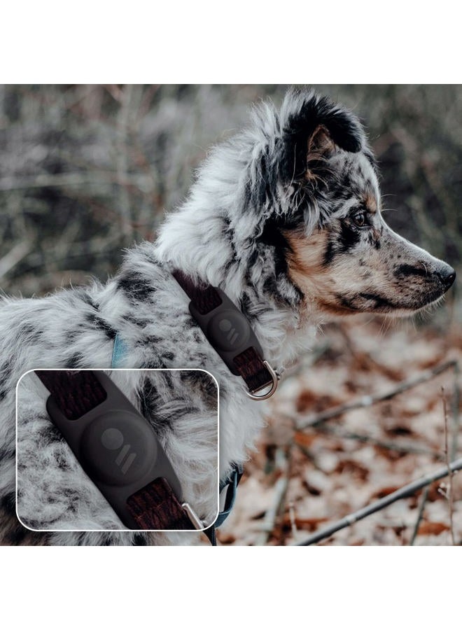 CASE-MATE حامل طوق الكلب Airtag - عبوة 2 - متين، مقاوم للماء، خفيف الوزن، وحامل Airtag واقي - سهل الإدخال في حلقة طوق الحيوانات الأليفة - متوافق مع أطواق القطط/الكلاب - أسود - Image 5