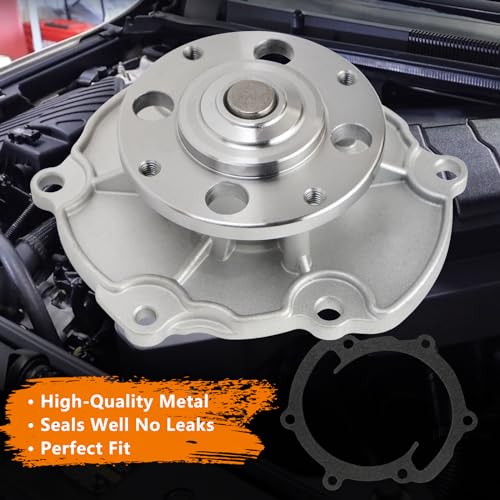 BHB Water Pump Kit With Gasket Compatible With Buick Enclave Cadillac SRX CTS Chevy Traverse Equinox Camaro GMC Acadia Pontiac SAAB Saturn Suzuki V6 Engine Replacement For AW5103 130-5130 252-962 - Image 3