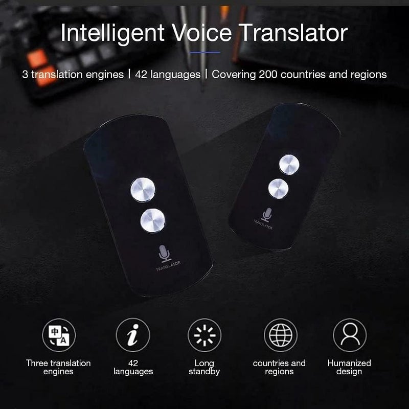 مترجم ذكي للسفر والاجتماعات متعدد اللغات مع ثلاث محركات ترجمة ومترجم فوري صوتي متزامن - Image 5