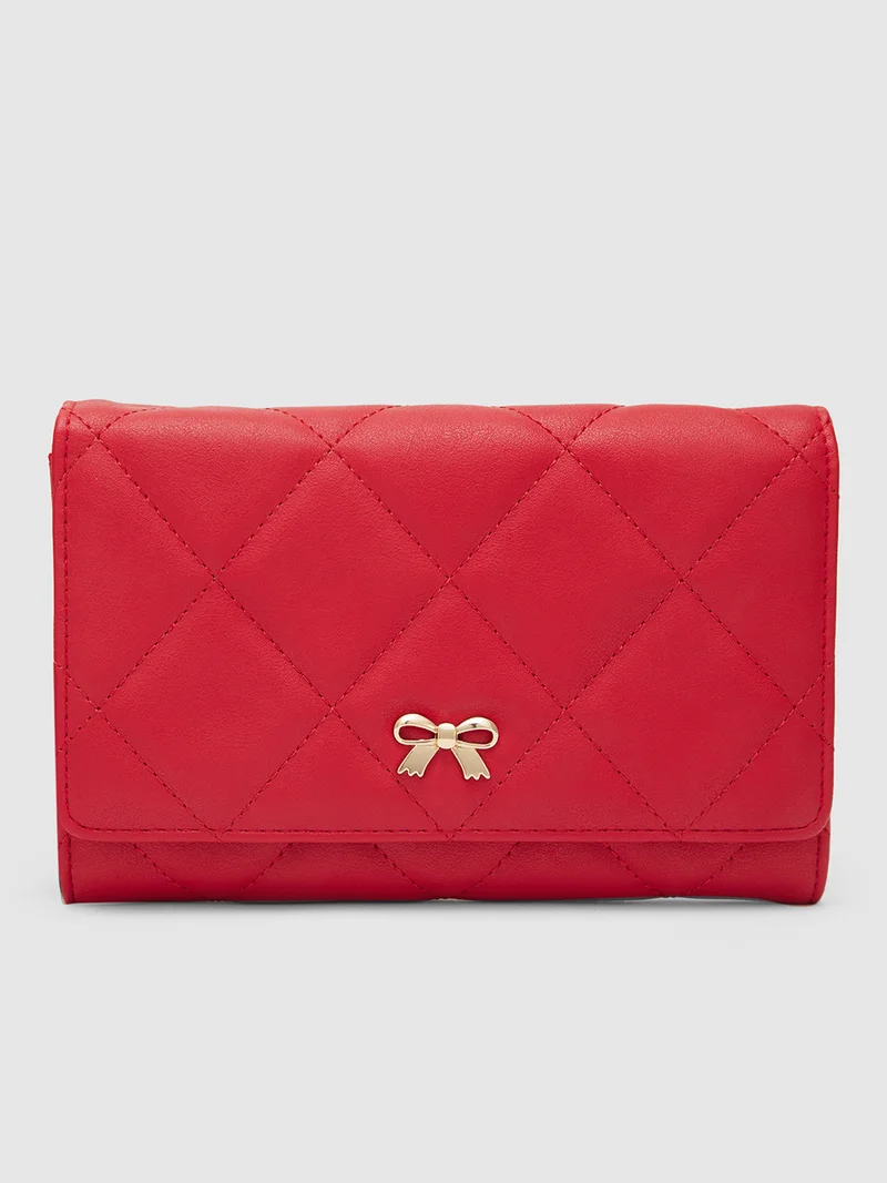 globus Globus Women Red Textured Pouch Sling Bag