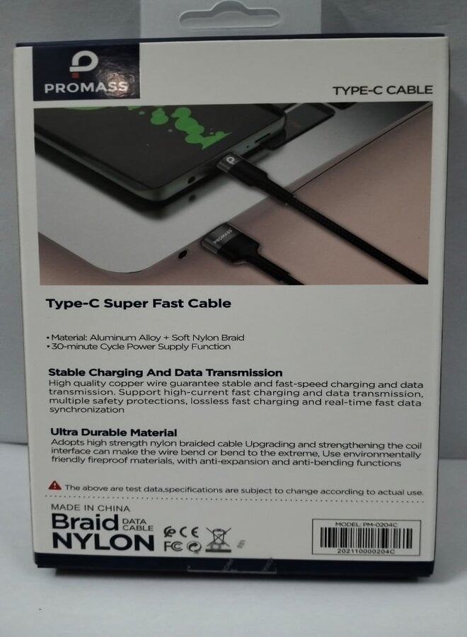 PROMASS Support Super Fast Charging For All Type-C Port Phones. - Image 3