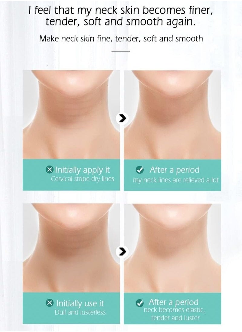 SENANA - 1 PC Neck Anti-Wrinkles Cream Roller, Neck Firming Cream, Smooth Neck Lines Wrinkles Fine Lines Moisturizer Cream for Women, Anti Aging Neck Serum Roller, Reduce Double Chin 110g - Image 1