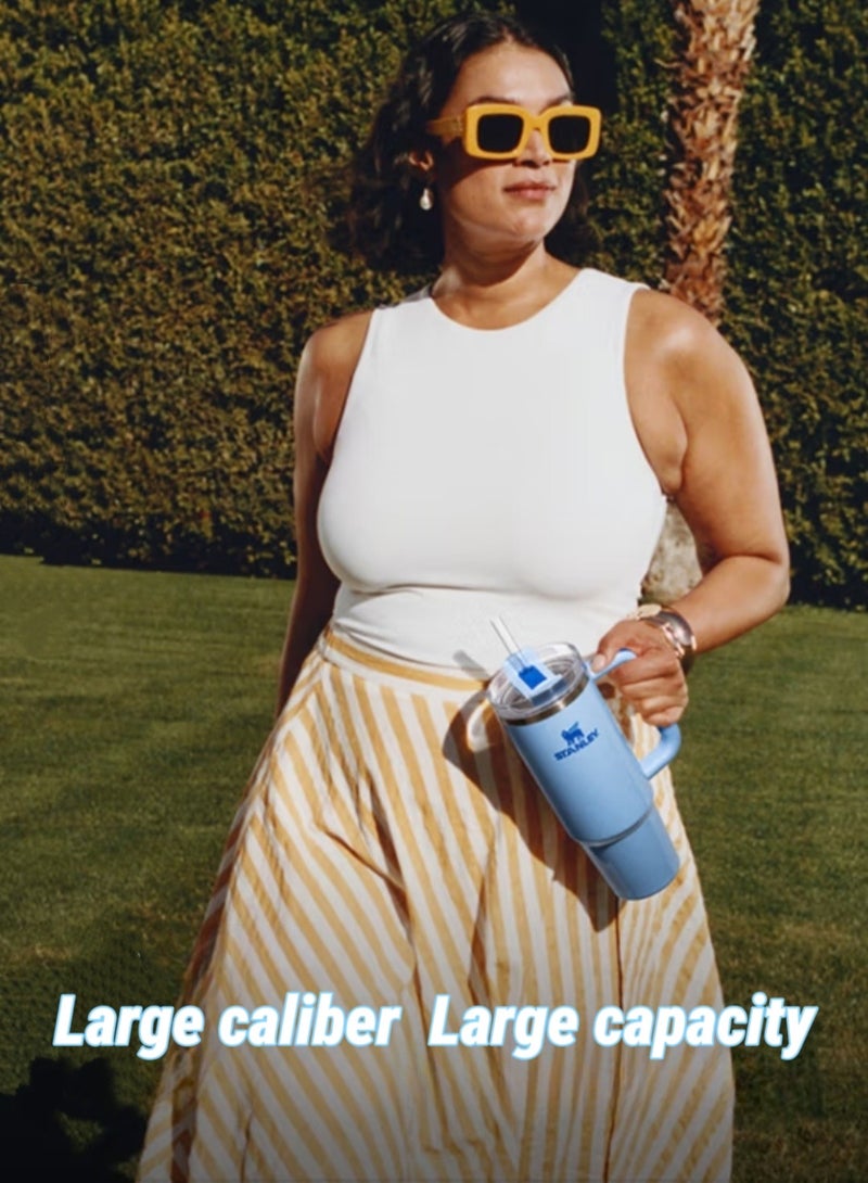 STANLEY Quencher H2.0 FlowState Stainless Steel Vacuum Insulated Tumbler with Lid and Straw for Water, Iced Tea or Coffee, Smoothie and More, 40 oz - Image 4