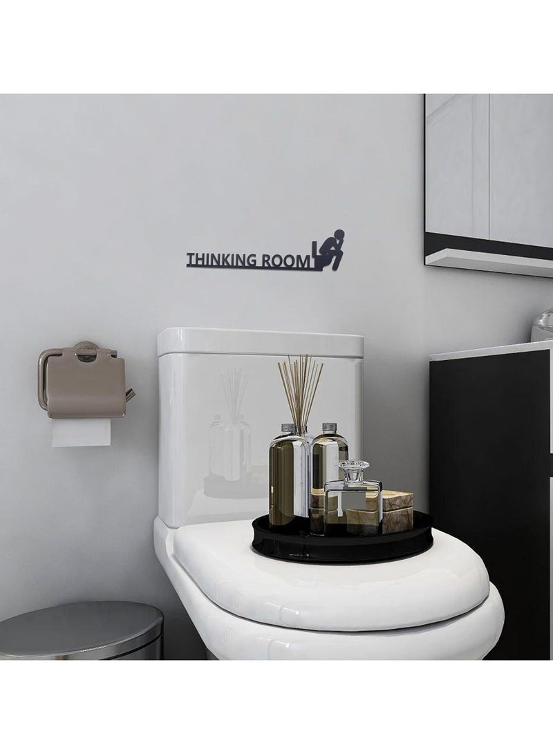 مرفا لوحة حائط خشبية ذات قاعدة لاصقة - أسود (Thinking Room)  - Image 5