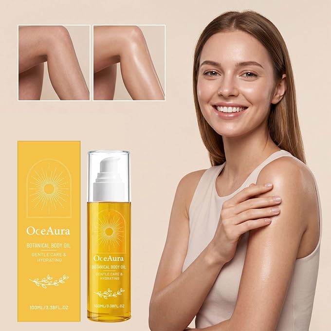 YOOJ Botanical Body Oil, with Wakame Algae, Brazil Nut & Passionflower Seed Oils, Firming Massage Oil for Smoother-Looking Skin & Cellulite Appearance, Lightweight Non-Greasy For Daily Care - Image 2