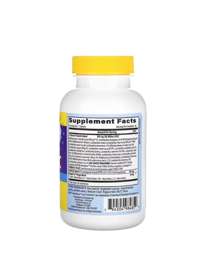 Multi Strain Probiotic 50 Billion 60 Capsules