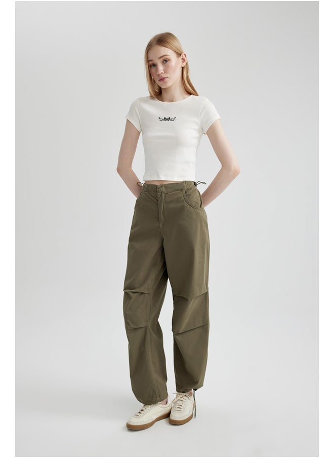 DeFacto Woman Parachute Woven Trousers  - Image 4
