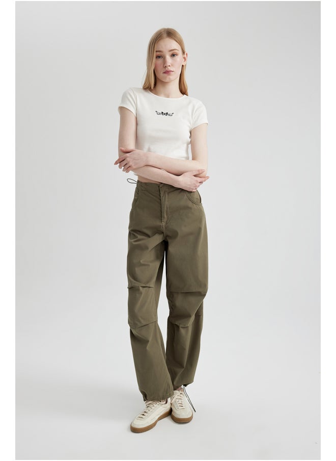DeFacto Woman Parachute Woven Trousers  - Image 3