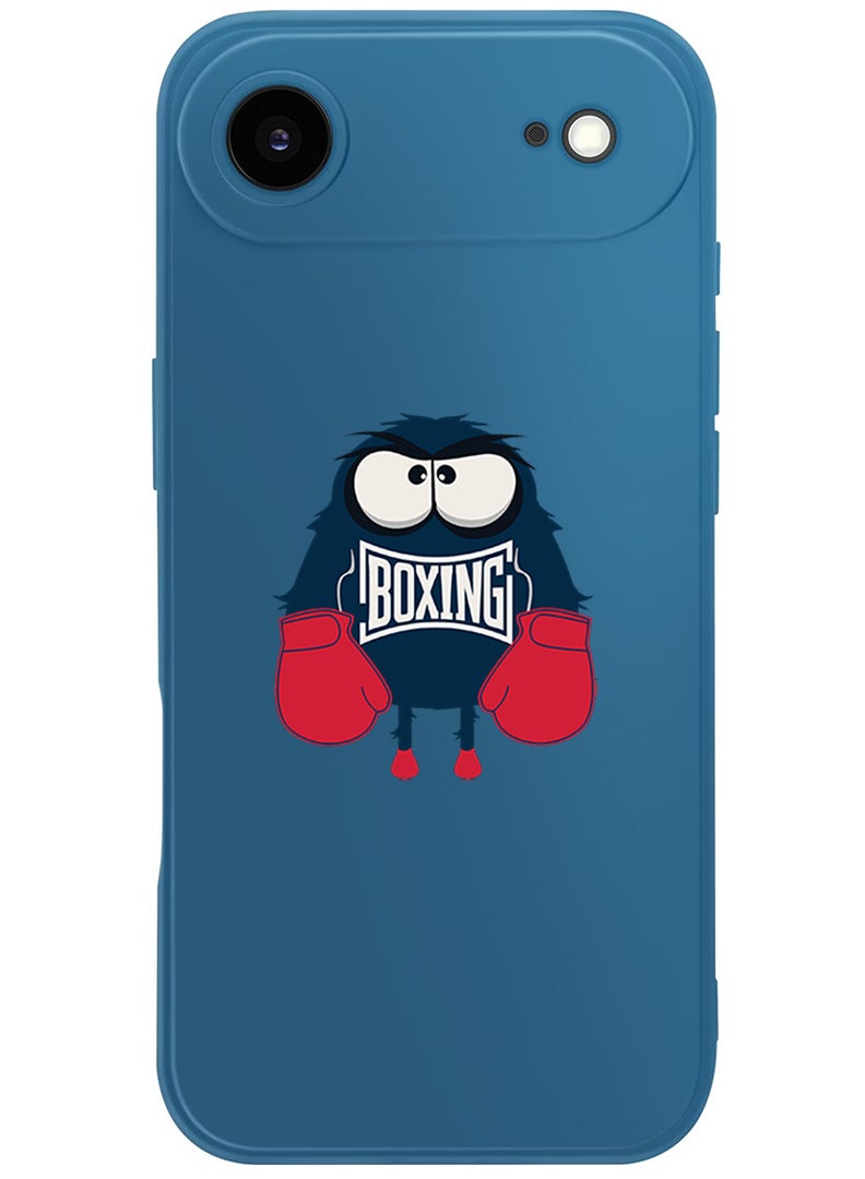 Theodor Protective Slim Fit Case Liquid Silicone Cover with Full Body Protection Anti-Scratch Shockproof Case For Apple iPhone 17 Air (Blue) Boxing - Image 1