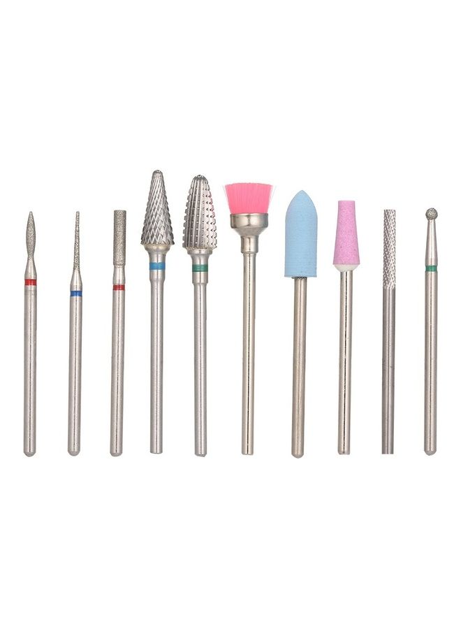 نيبمينينت طقم لقم مثقاب بديلة للعناية بالأظافر والقدمين مُكون من 10 قطع متعدد الألوان - Image 5