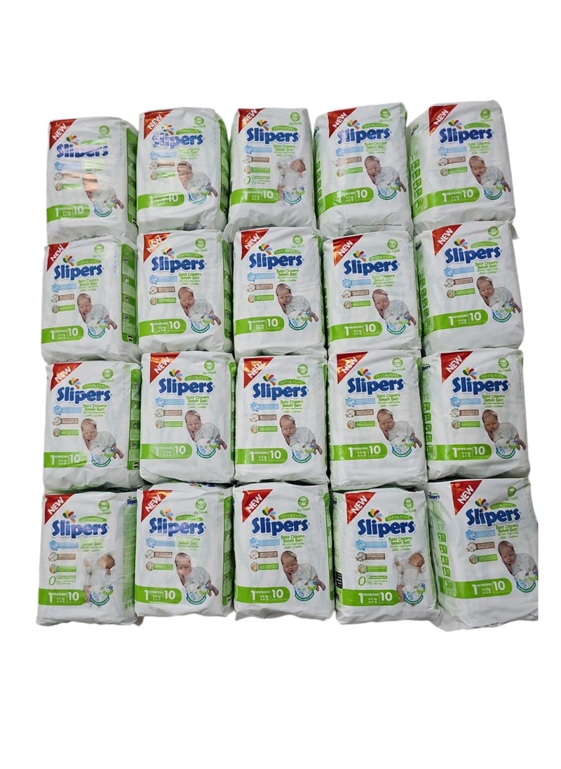 AL KHALDIYA - Turkish diapers and underwear for children, size 1, 10*20 pieces, 200 pieces - Image 1