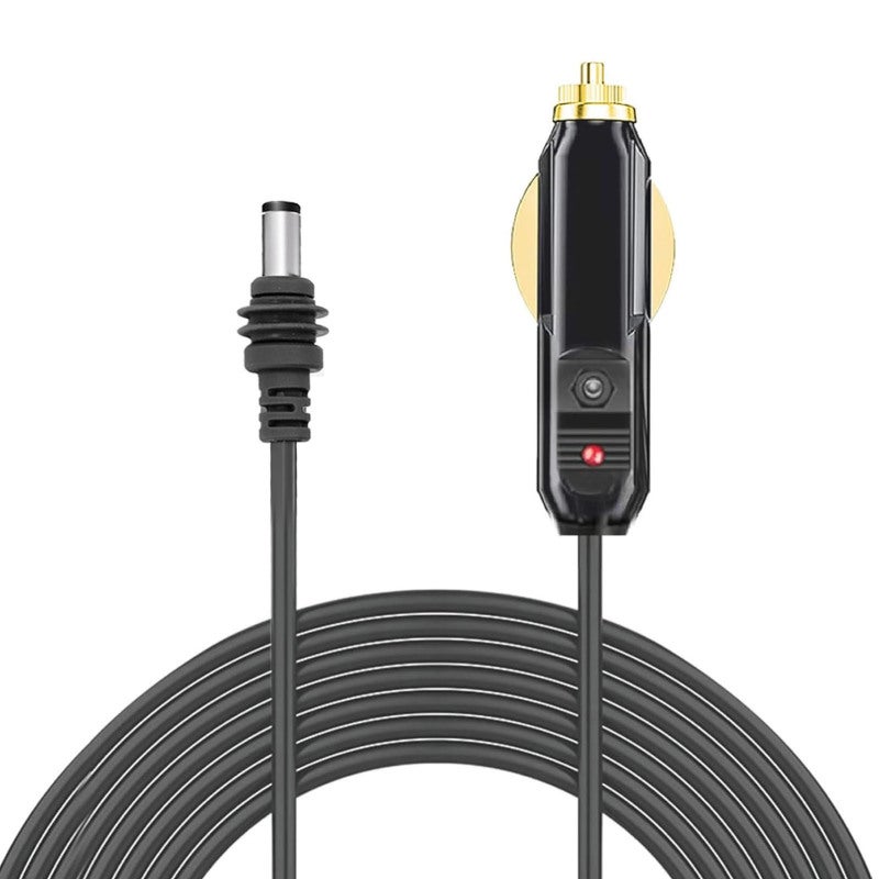 DC Power Cable: 18AWG Rubber & Copper IP68 Waterproof - Plug And Play Outdoor Power Cord For Mini Satellite Antennas, Cars, Trucks, Boats - Image 1