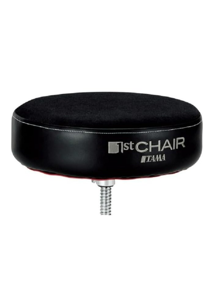 Tama 1st Chair Round Rider Drum Throne with Cloth Top - Black - Image 3