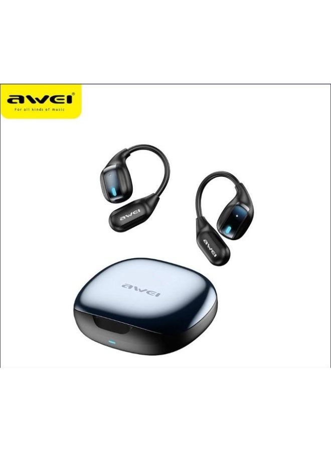 Awei Earphone - TZ10 - Sports IPX4 Waterproof Over-Ear Suitable for TVs, Cell Phones and Cell Phones - Black - Image 1