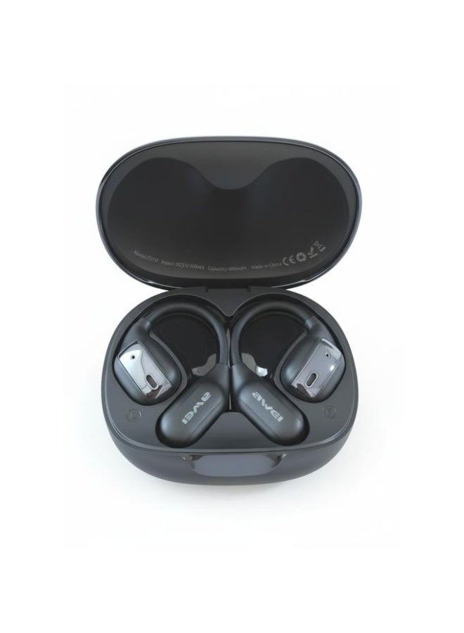 Awei Earphone - TZ10 - Sports IPX4 Waterproof Over-Ear Suitable for TVs, Cell Phones and Cell Phones - Black - Image 3