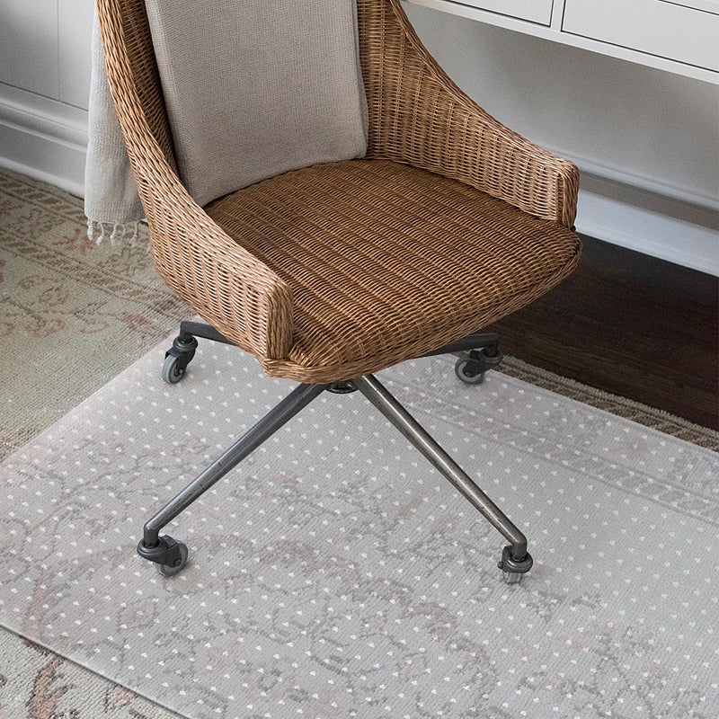 Azadx Chair Mat for Carpet 60"x 48" Large Office Chair Mat for Carpeted Floors, Carpet Protector Floor Mats on Low Pile Carpets Easy Glide Rolling Plastic Desk Computer Chairs Mats for Home - Image 5