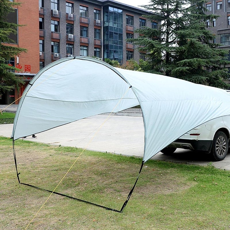 XFFWA Portable Sunshade Canopy Tent Car Tent Truck Car Awning Roof Top Tent Beach Tent Camping Tents Lightweight Car Awning For Camping Travel Emergency Bugs Out - Image 2