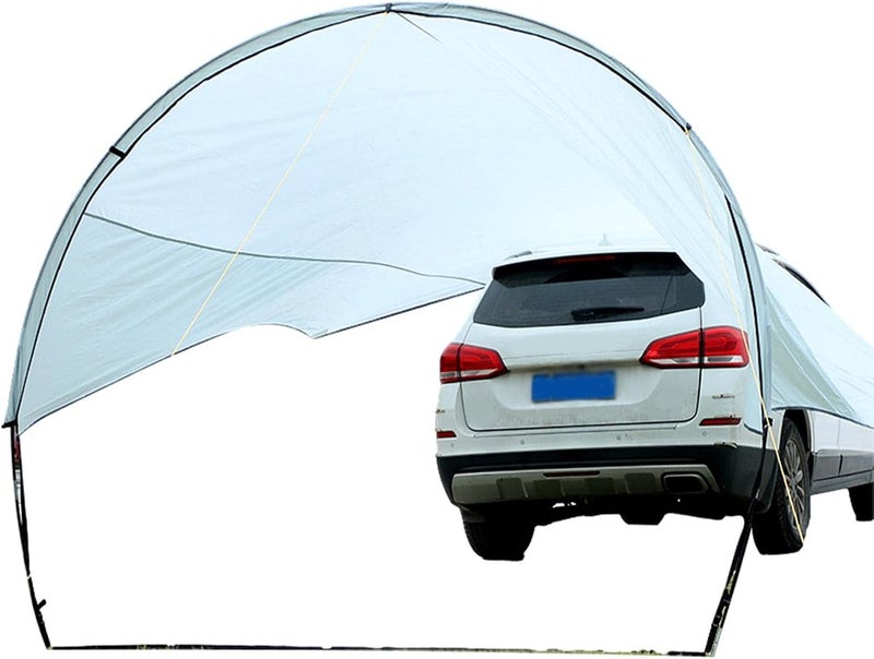 XFFWA Portable Sunshade Canopy Tent Car Tent Truck Car Awning Roof Top Tent Beach Tent Camping Tents Lightweight Car Awning For Camping Travel Emergency Bugs Out - Image 1