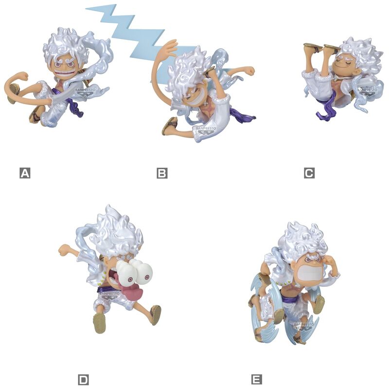 Banpresto تمثال قابل للجمع من ون بيس - مونكي دي لوفي - جير 5 - 7 سم (عشوائي)