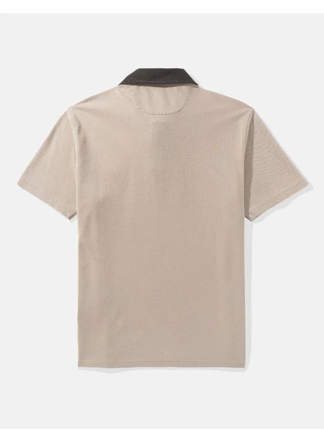 امريكان ايجل AE Flex Pique Rugby Polo Shirt