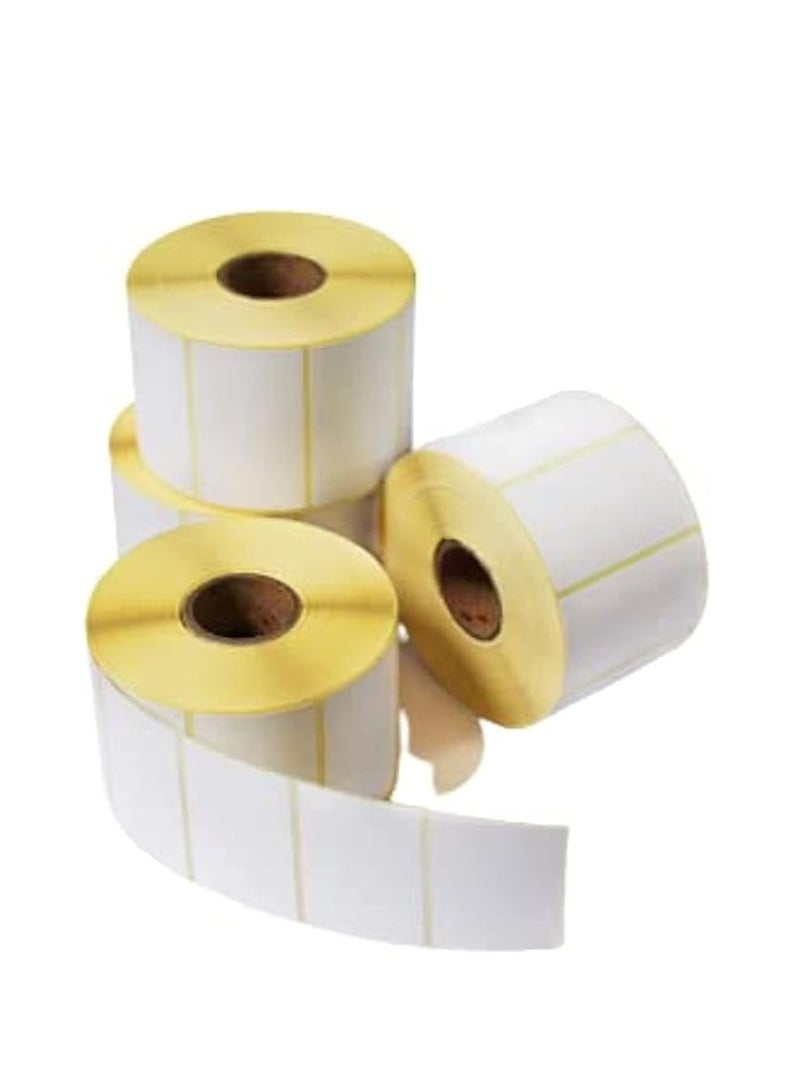 Terabyte 6 Rolls - 50mm x 25mm Barcode Label Sticker Direct Thermal 1000 Labels Per Roll - Image 2