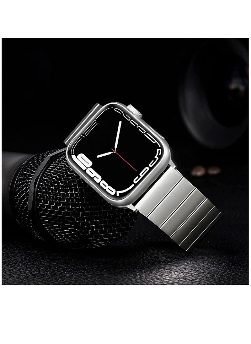miYou Bluetooth Call Stainless Steel Men Sports Fitness Tracker IP67 Waterproof Smartwatch For IOS Android - Silver/Silver  - Image 4