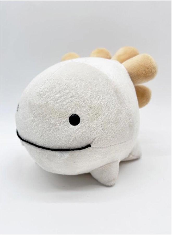 Cut Sharko Plush, Soft Stuffed Animal Shark Jellyfish Plushie Doll Toys Pillow Birthday Gift for Kids Children, Off White