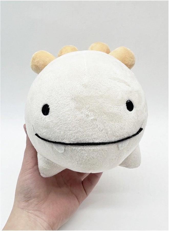 Cut Sharko Plush, Soft Stuffed Animal Shark Jellyfish Plushie Doll Toys Pillow Birthday Gift for Kids Children, Off White