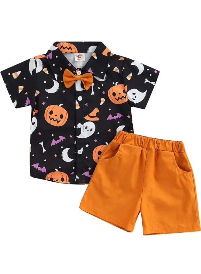 general Children's Halloween short-sleeved short-pants set - Image 1