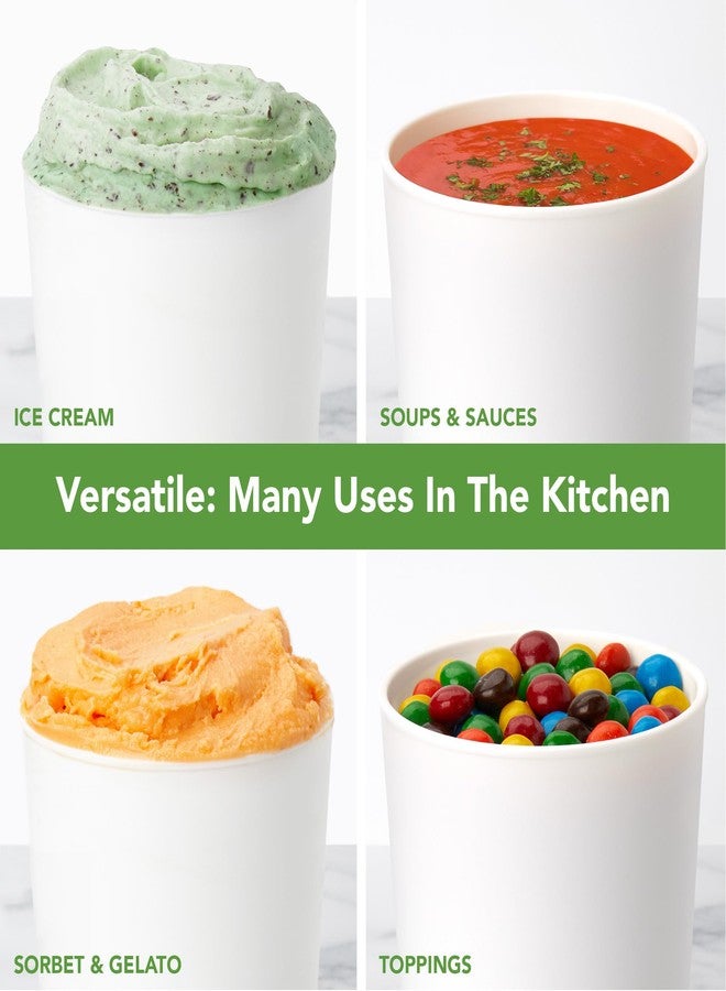 Tovolo 1 Quart Ice Cream Containers with Lid for Homemade Ice Cream Toppings Supplies, Air Tight Silicone Lid Reuseable Ice Cream Storage Dishwasher Safe Frozen Treat Tub, Tropical Breeze - Image 5