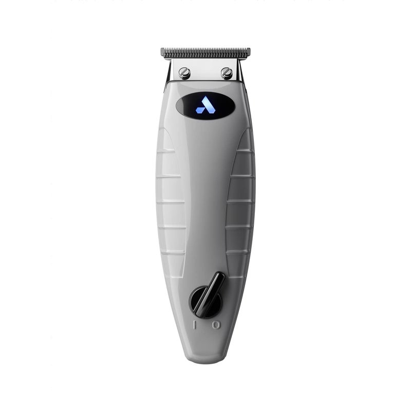 Andis 74055 Professional Corded/Cordless Hair & Beard Trimmer, Zero Gapped, Close Cutting Carbon Steel T-Outliner Blade, Grey - Image 1