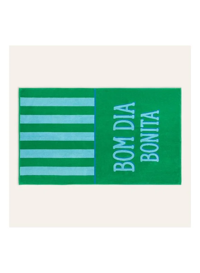 Zsa Zsa Zsu Tabea Green - Blue Beach Towel 90x150 cm.