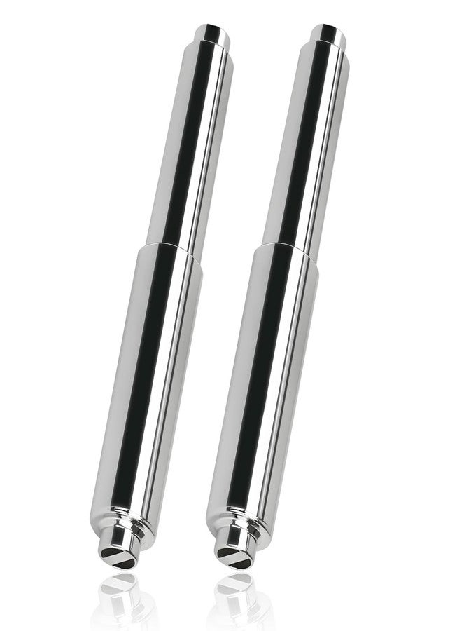 Amzlysdok 2 Pcs Toilet Paper Holder Spring Rod, Metal Springs Plastic Toilet Paper Roller Replacements, Adjustable Roller for Bathroom Use - Image 1